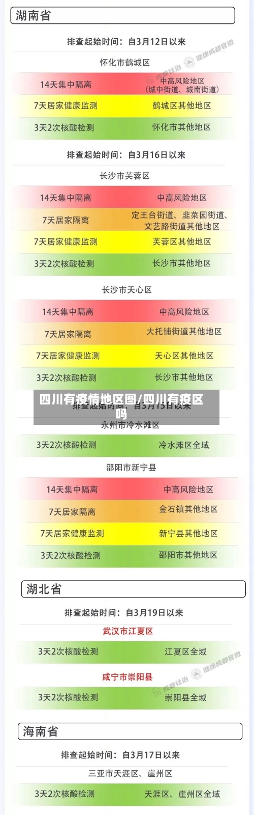 四川有疫情地区图/四川有疫区吗