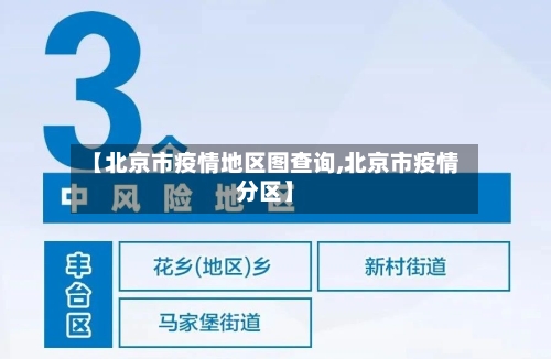 【北京市疫情地区图查询,北京市疫情分区】