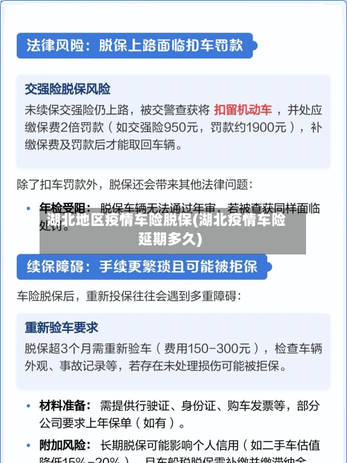 湖北地区疫情车险脱保(湖北疫情车险延期多久)-第2张图片