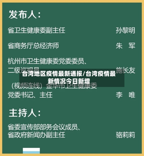 台湾地区疫情最新通报/台湾疫情最新情况今日新增-第2张图片