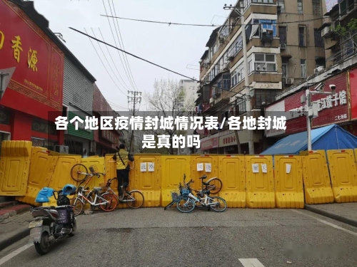 各个地区疫情封城情况表/各地封城是真的吗