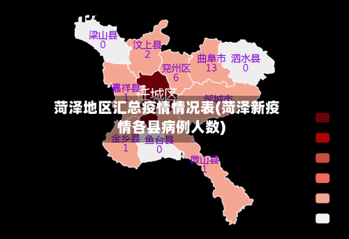 菏泽地区汇总疫情情况表(菏泽新疫情各县病例人数)