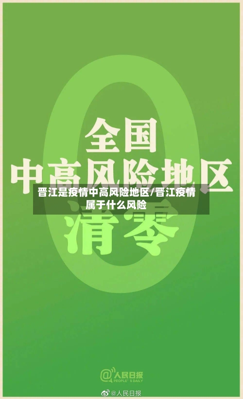 晋江是疫情中高风险地区/晋江疫情属于什么风险-第3张图片