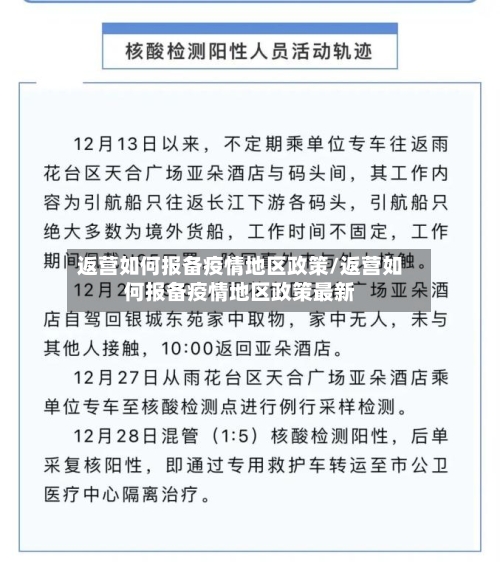 返营如何报备疫情地区政策/返营如何报备疫情地区政策最新-第3张图片