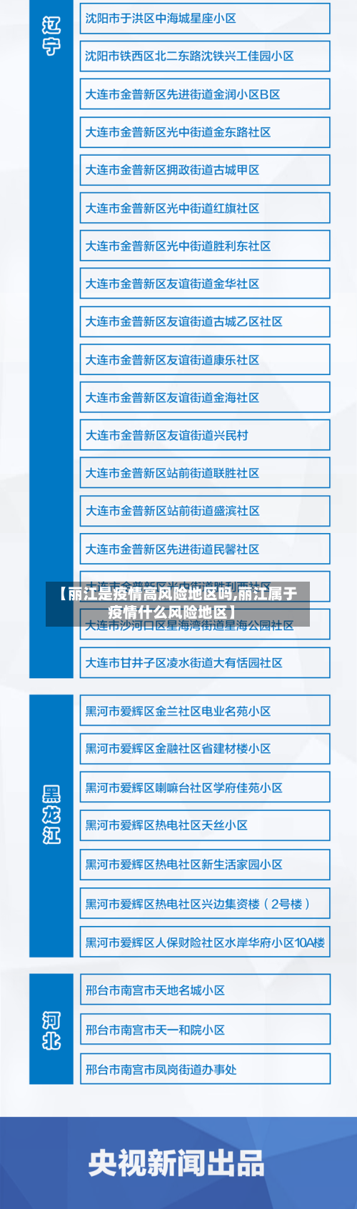 【丽江是疫情高风险地区吗,丽江属于疫情什么风险地区】