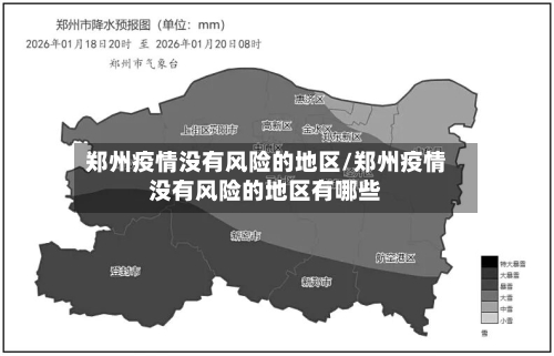 郑州疫情没有风险的地区/郑州疫情没有风险的地区有哪些