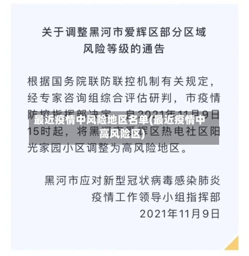 最近疫情中风险地区名单(最近疫情中高风险区)-第2张图片